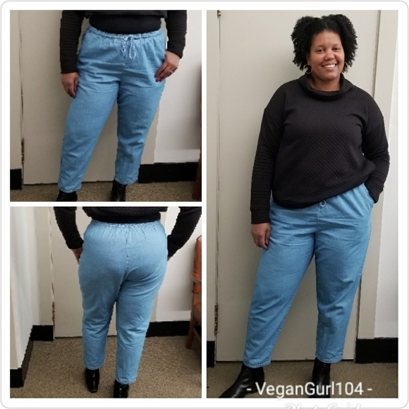 Bobbie Brooks | Women's Vintage Light-Wash Mom Jeans (Size 20WP) - Picture 3 of 10